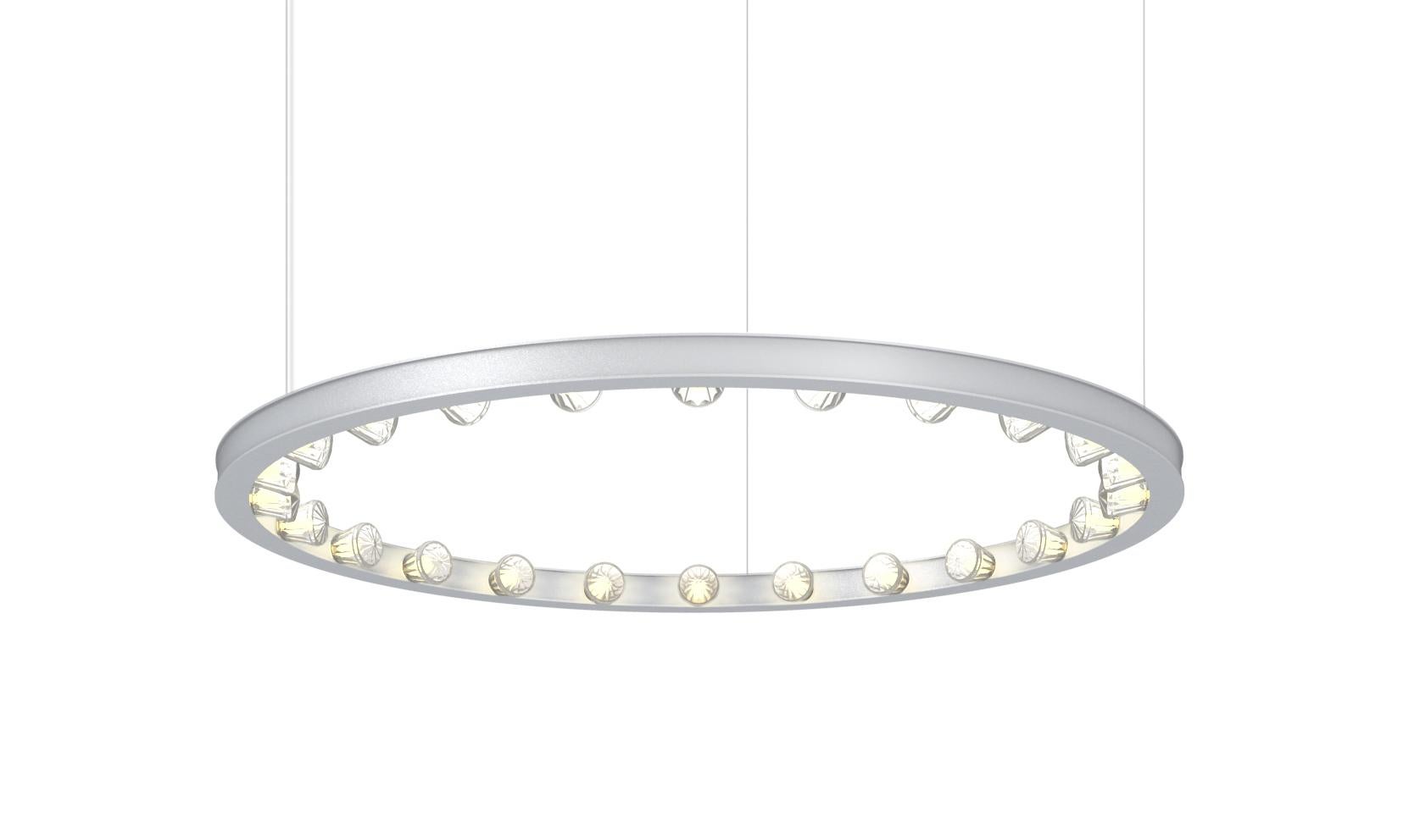 Lampada a sospensione Aurora Mini 80 Circular Pink di JSPR in vendita 1