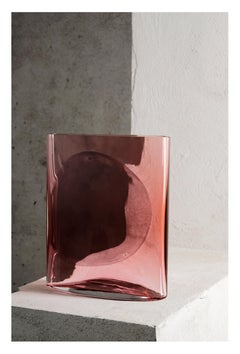 Aurora Reddish Small Isla Glass Vase