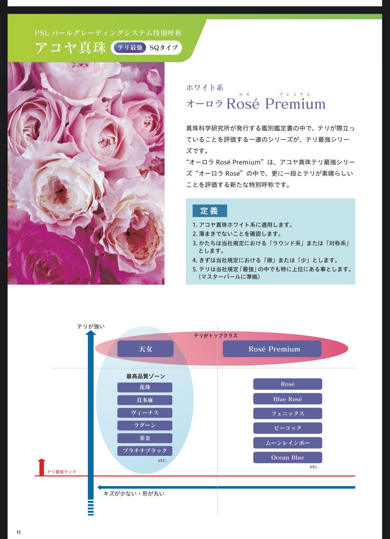 Aurora Rose Premium 8,5 - 9,0 mm Akoya Perlenstrang Halskette im Angebot 11