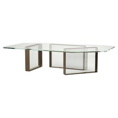 Aurora Table III, Smoke Glass Coffee Table