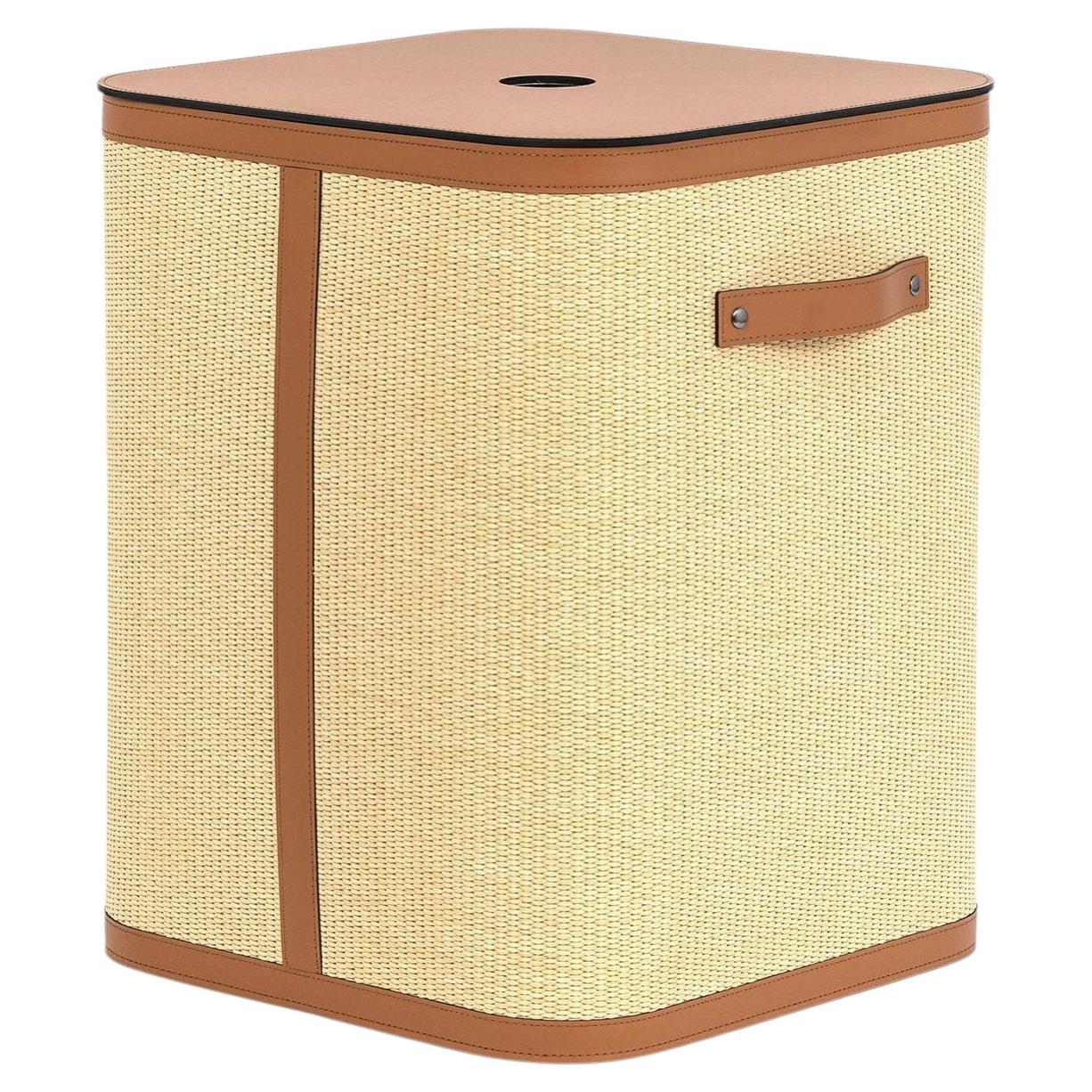 Aurora Square Laundry Basket For Sale