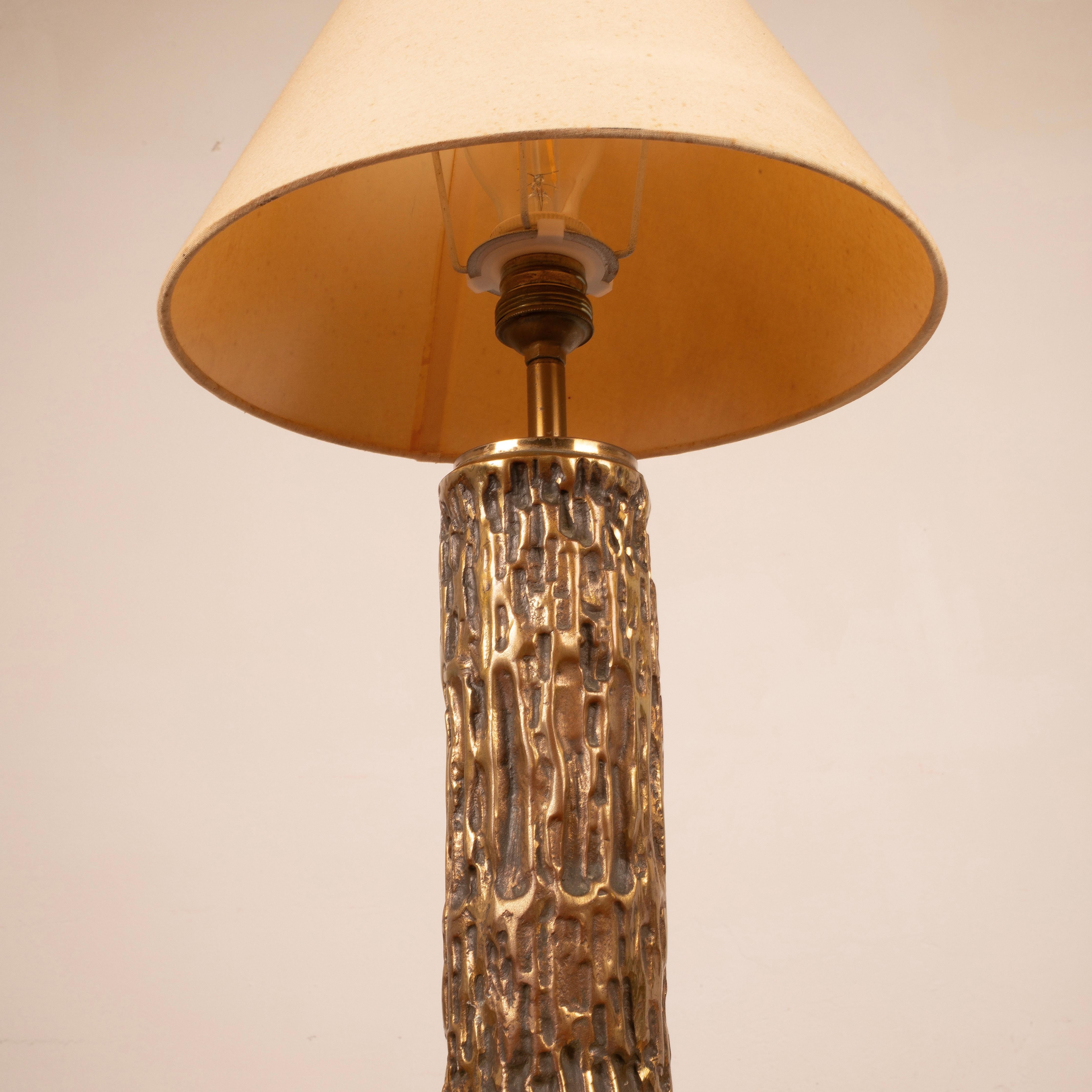 Brutalist Aurora Table Lamp by Luciano Frigerio for Frigerio di Desio For Sale