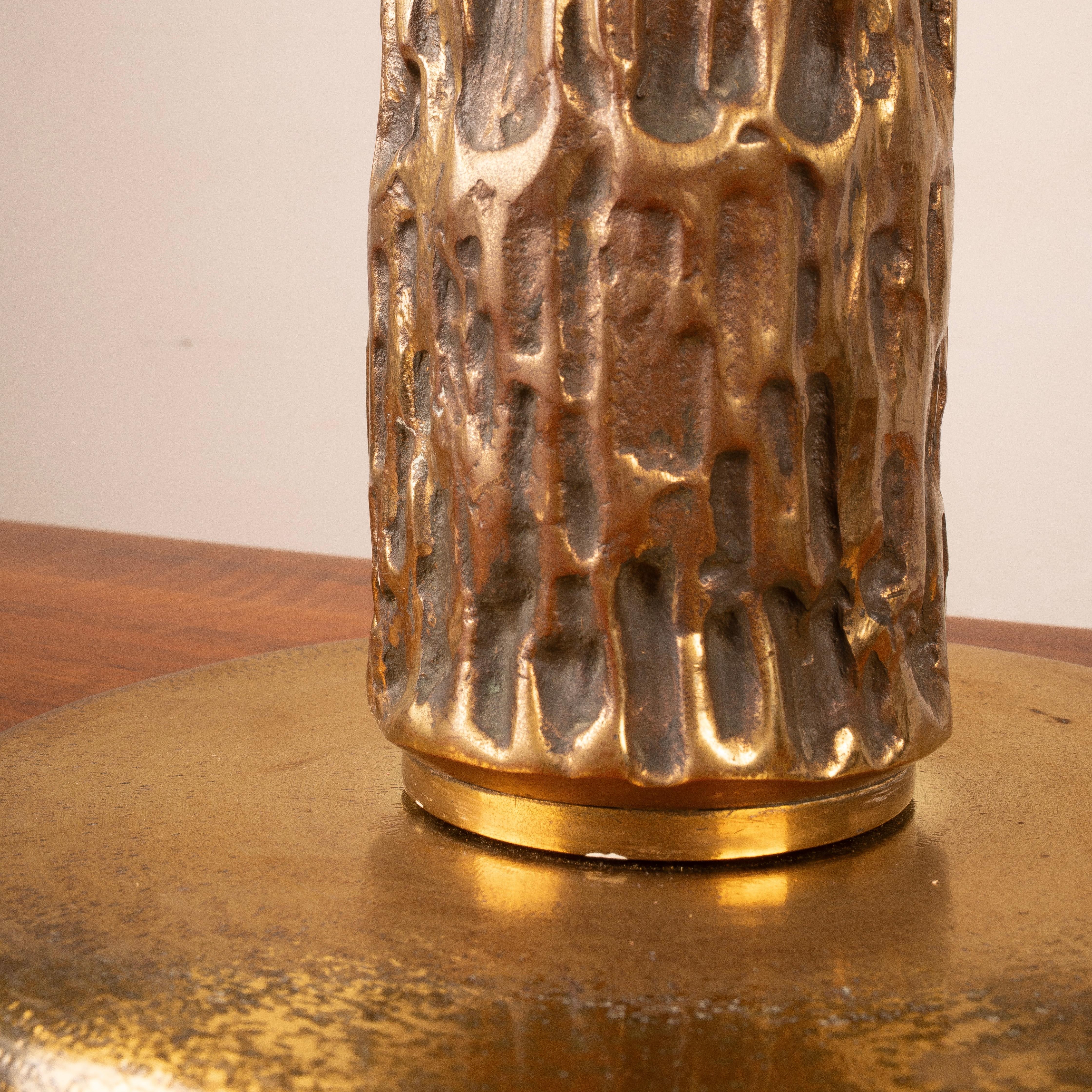 Brass Aurora Table Lamp by Luciano Frigerio for Frigerio di Desio For Sale