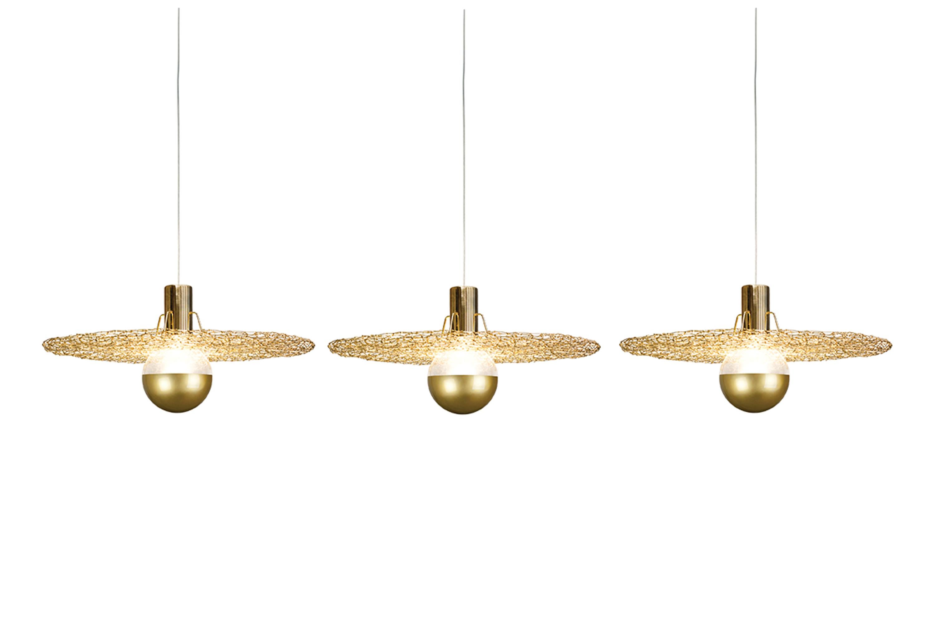 Industrial Auroral Pendant Light by Ango, 21st Century of Jewellery Series of Lighting For Sale