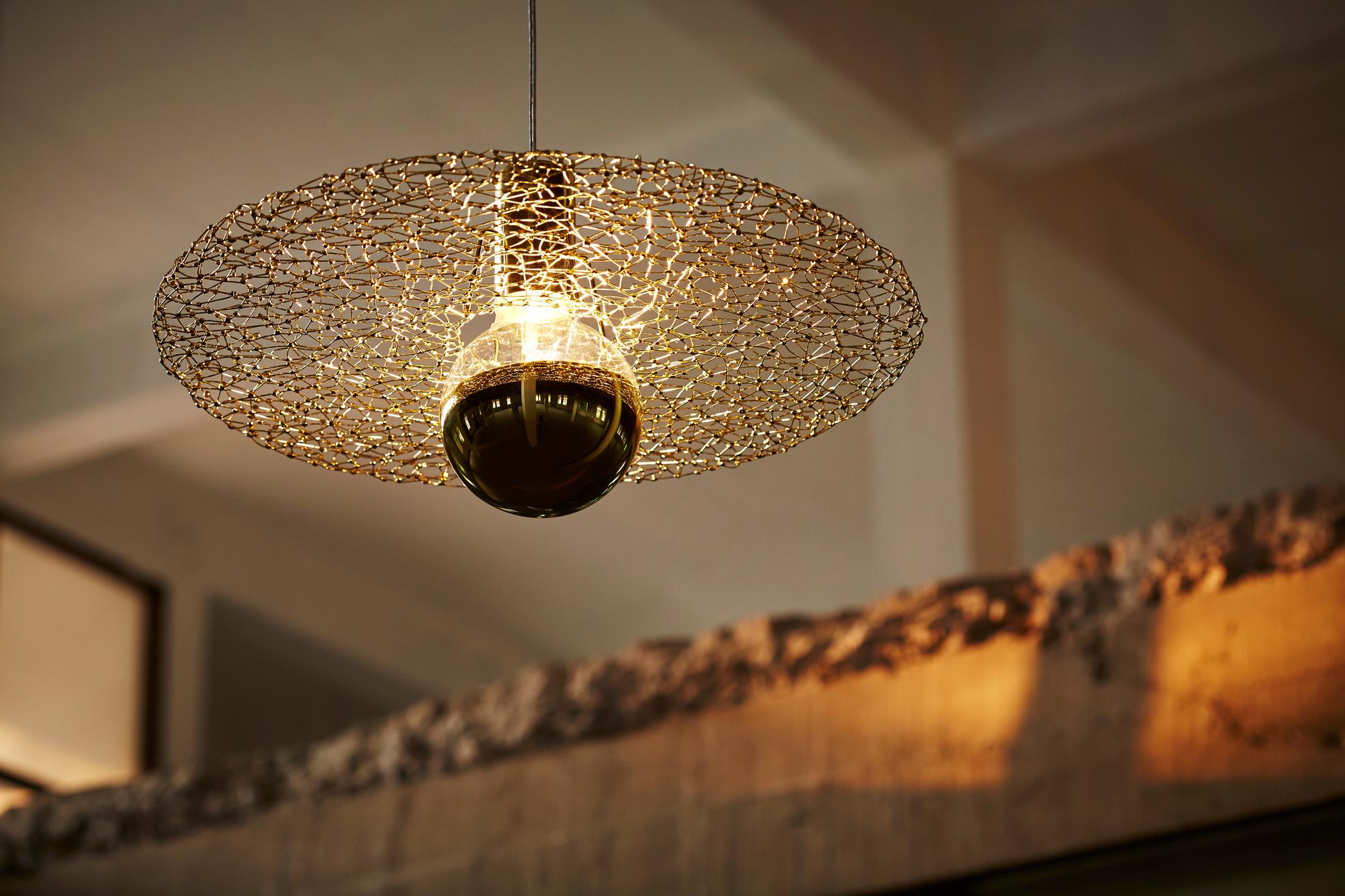 Thai Auroral Pendant Light by Ango, 21st Century of Jewellery Series of Lighting For Sale