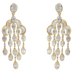 Boucles d'oreilles en diamant d'Aurora