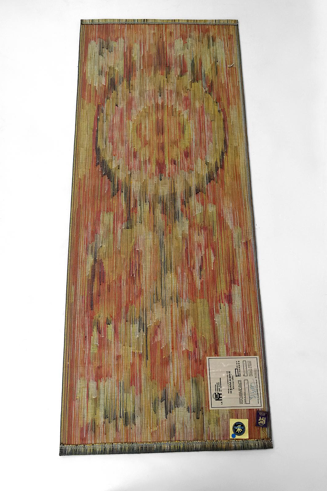 Wool “Aurore” tapestry by Jean-Claude Bissery, France, Circa 1970 For Sale