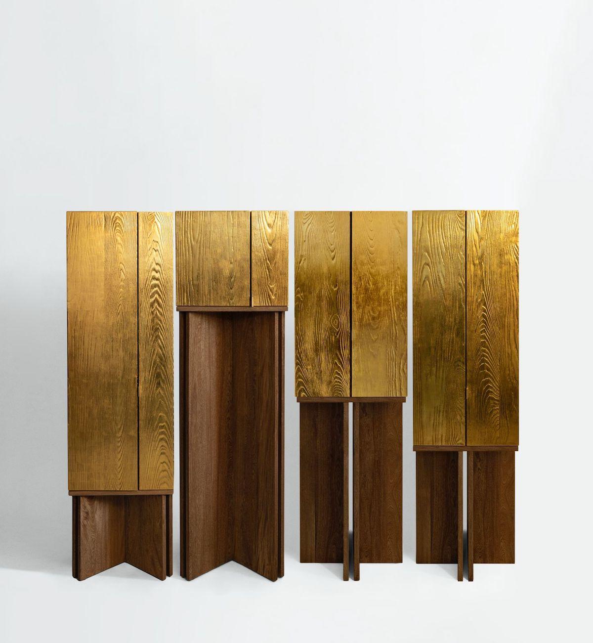 Minimalist AURUM Cabinet Limited Edition, Storage 100 cm For Sale