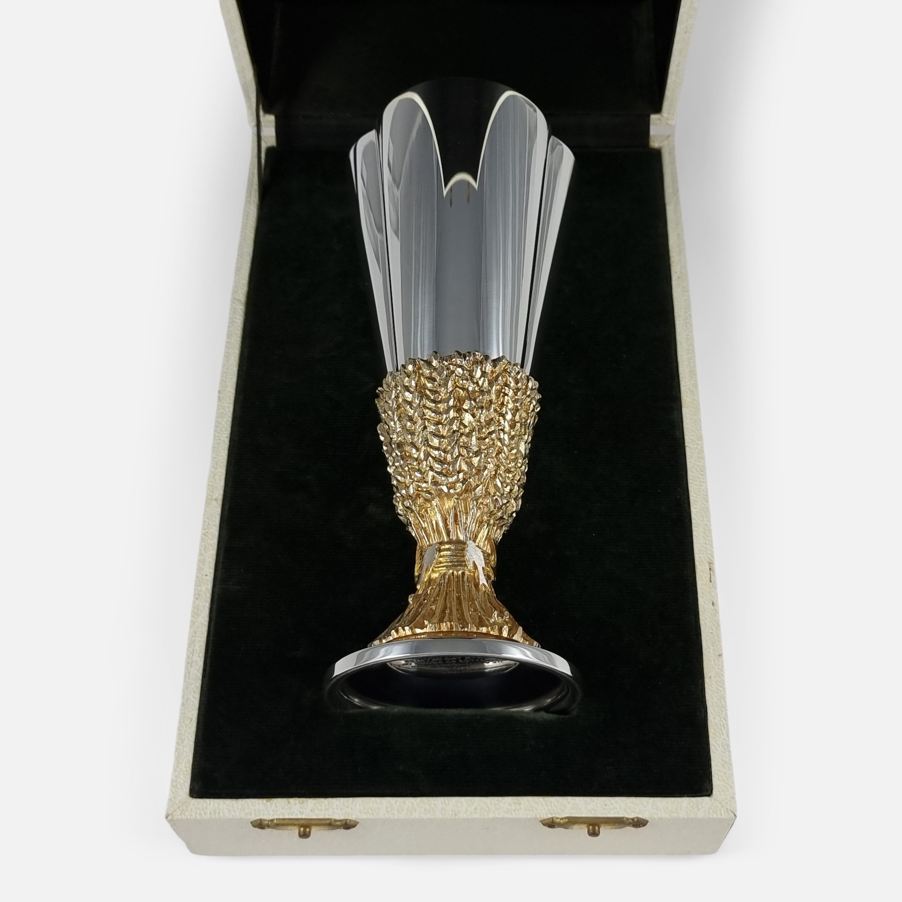 Modern Aurum Silver Gilt 'Chichester Cathedral' Goblet, 1976