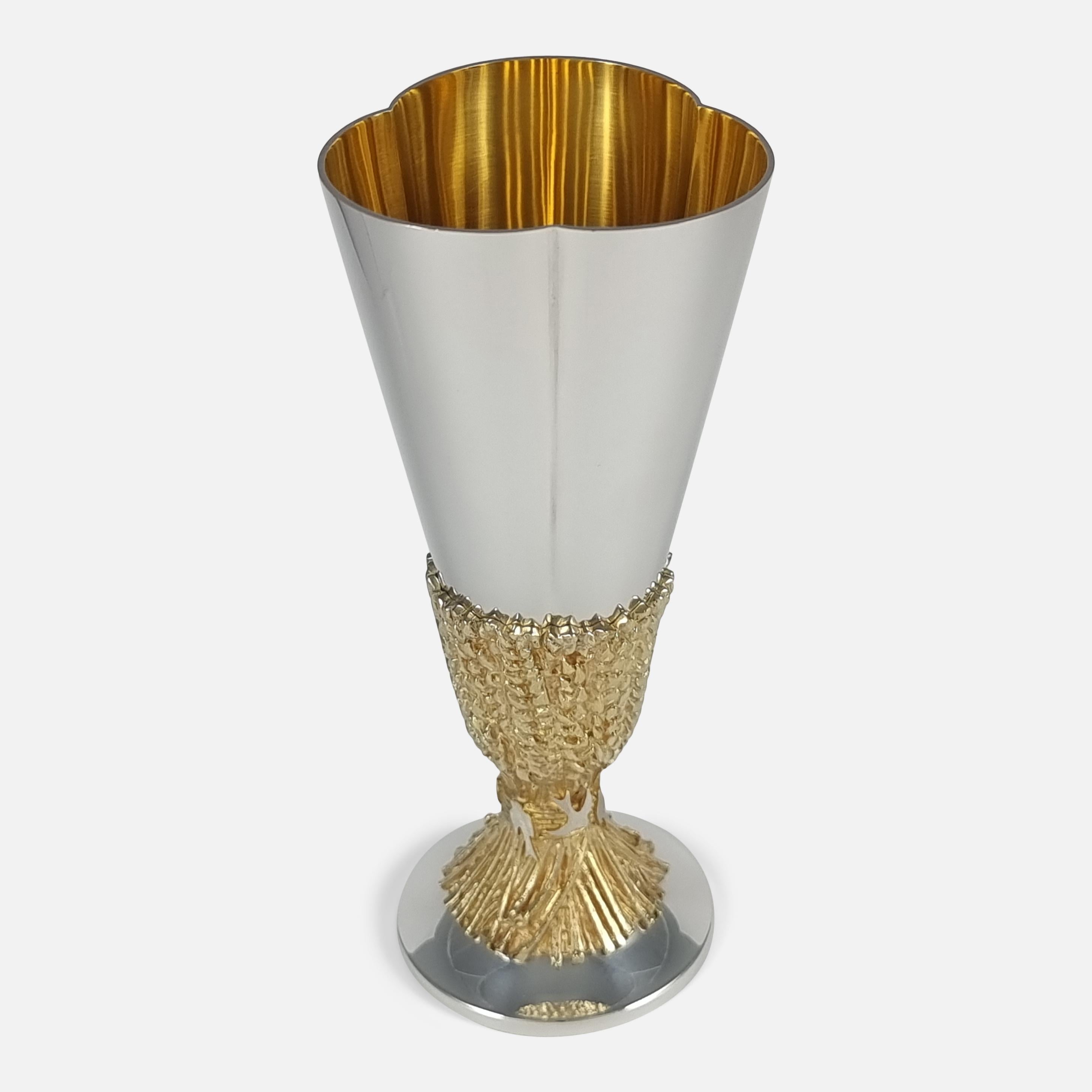 Late 20th Century Aurum Silver Gilt 'Chichester Cathedral' Goblet, 1976