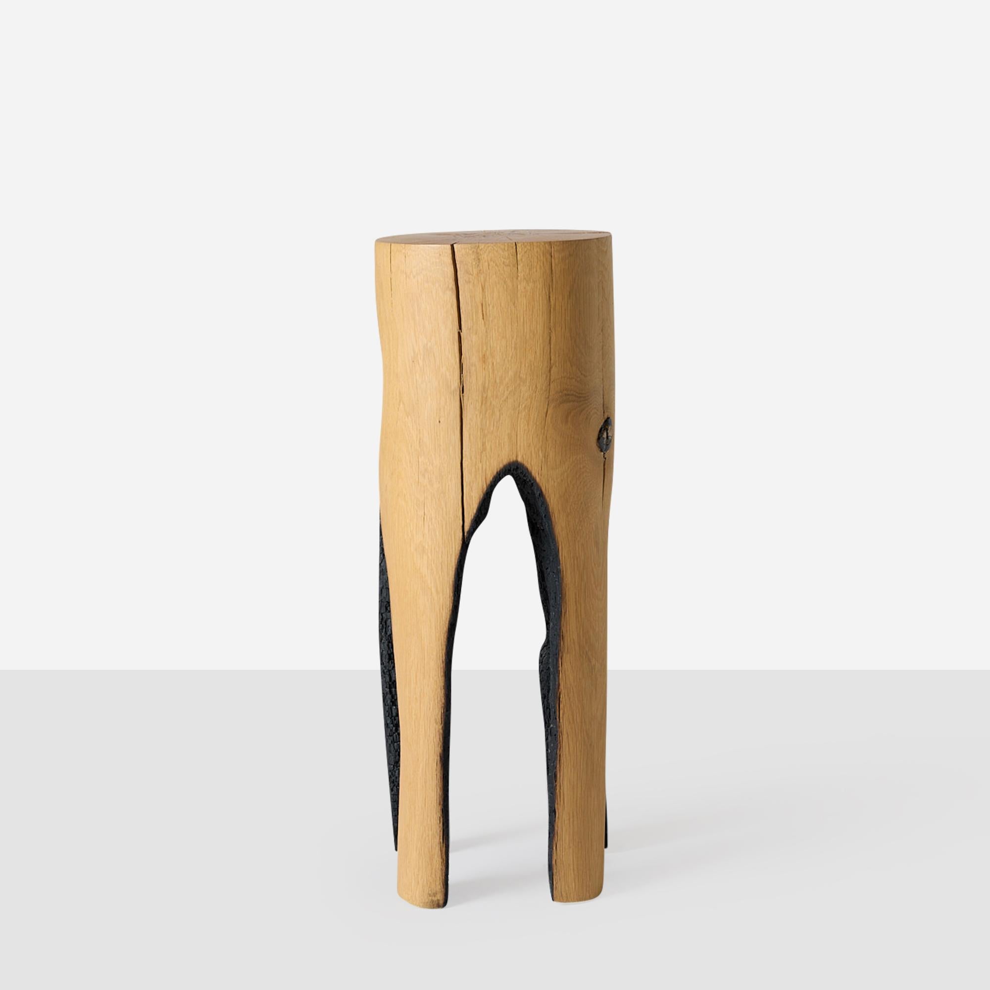 Ausgebrannt Stool by Kaspar Hamacher In Good Condition For Sale In San Francisco, CA