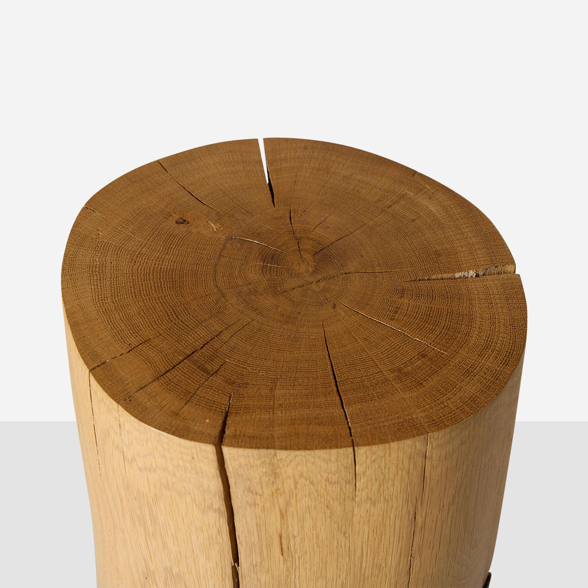 Contemporary Ausgebrannt Stool by Kaspar Hamacher For Sale