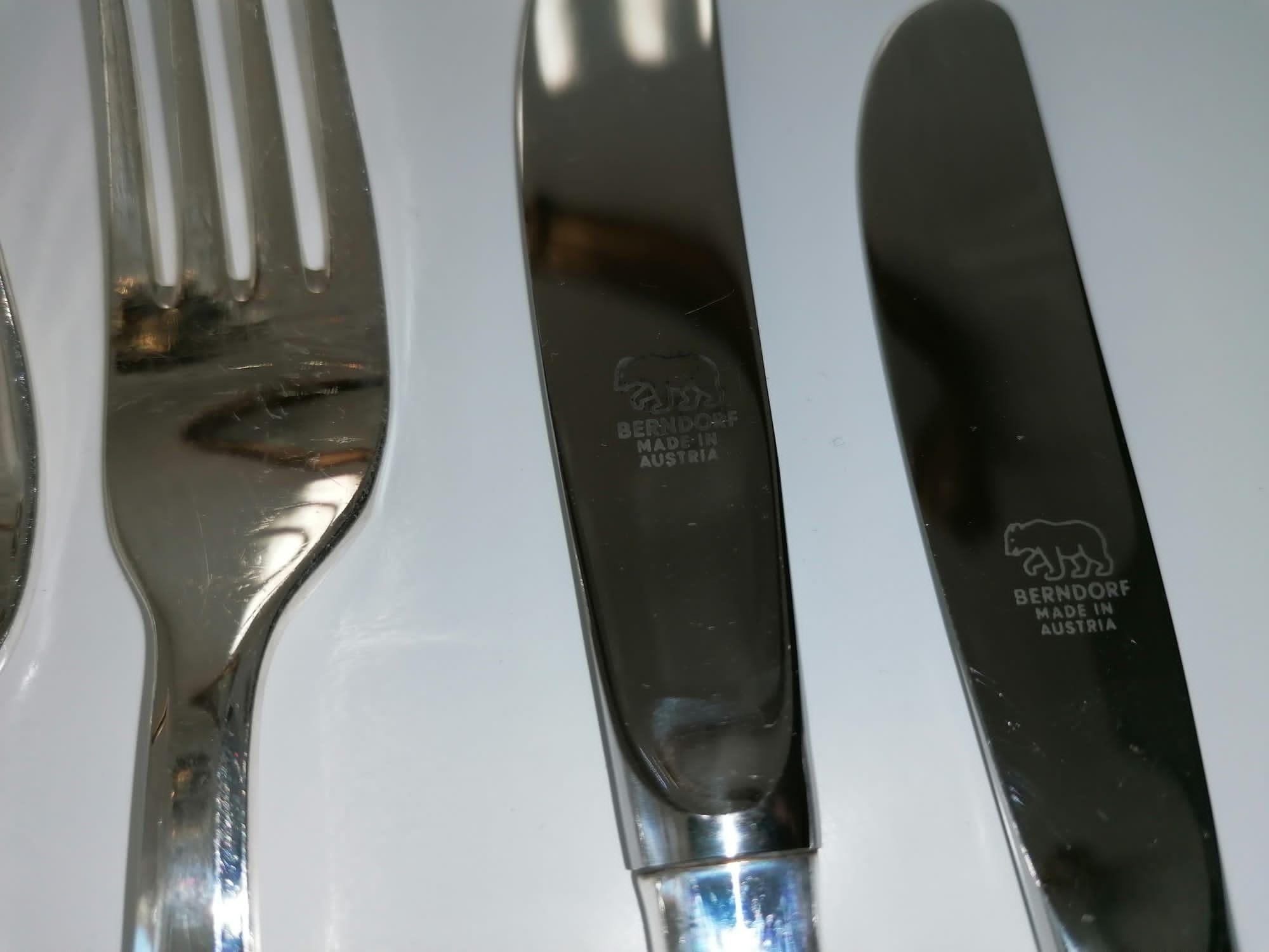 Ausrian Flatware, Cutlery Set by Berndorf by Philipp Häusler For Sale 10