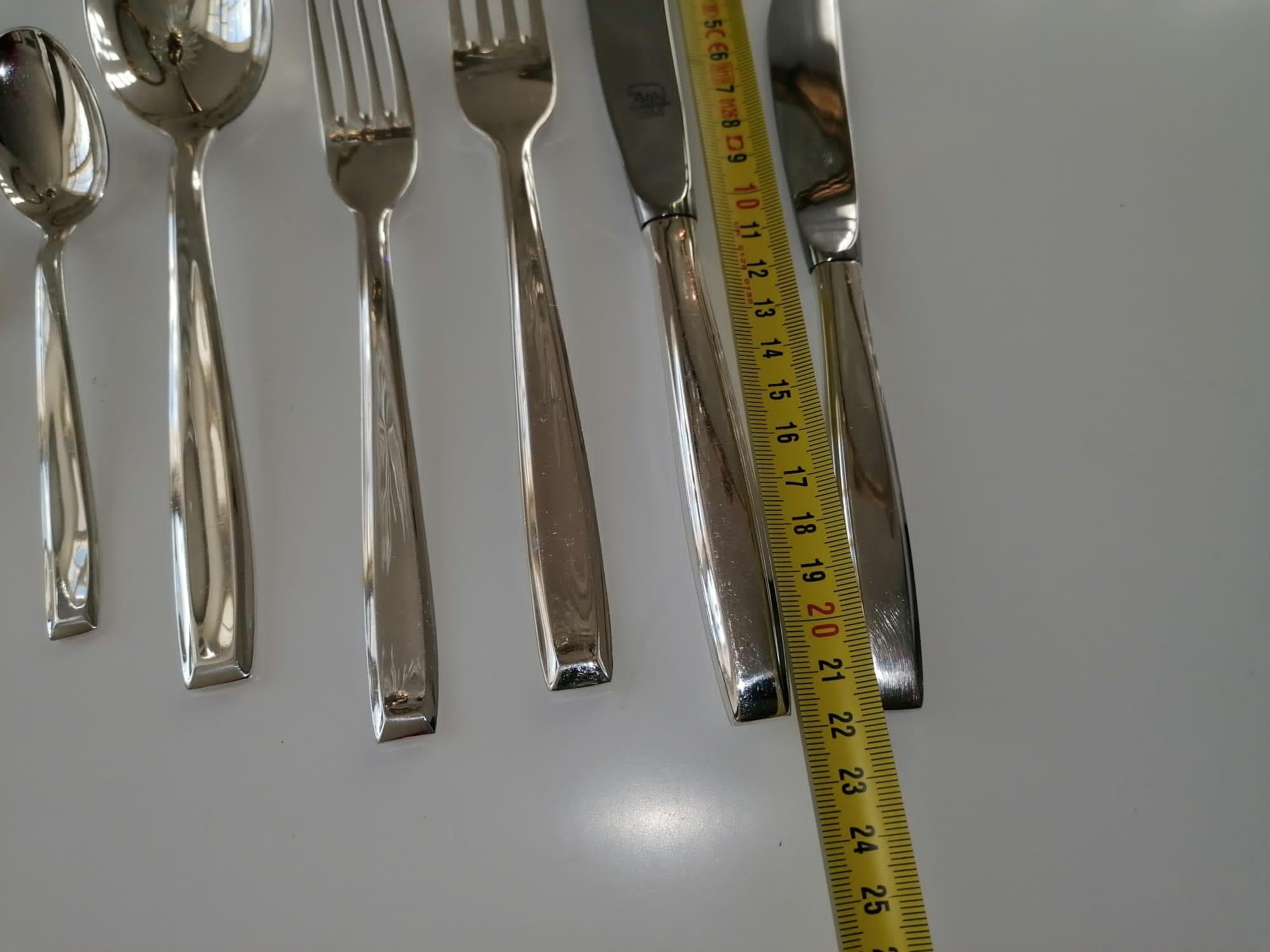 Steel Ausrian Flatware, Cutlery Set by Berndorf by Philipp Häusler For Sale
