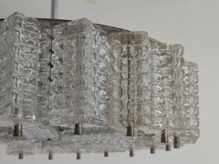 Ausrtolux Glass Chandelier 1960s
