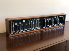 Austin Cox Modernist Aluminum Chess Set, 1962