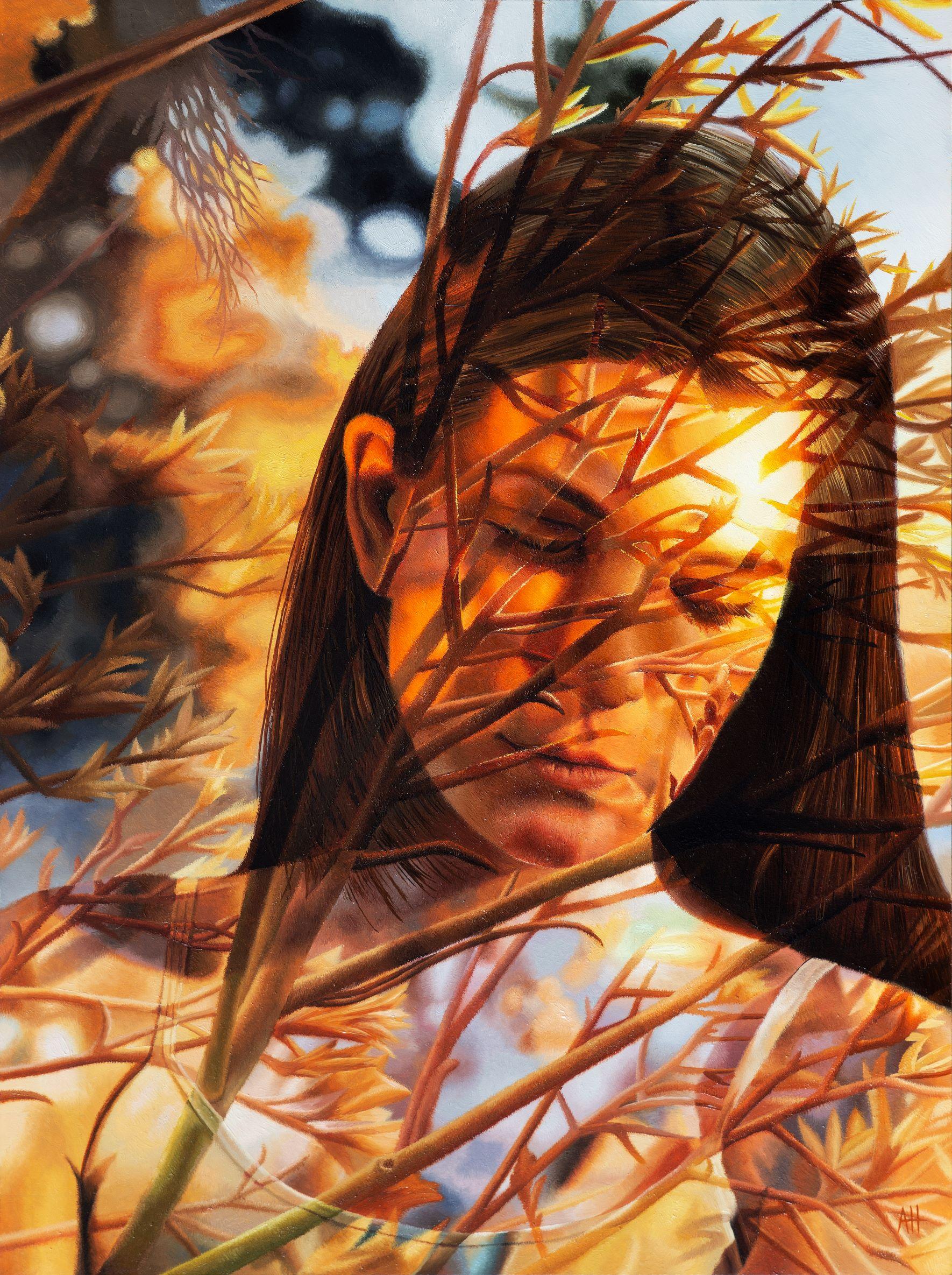 Austin Howlett Figurative Painting - "Coherence" Oil Painting
