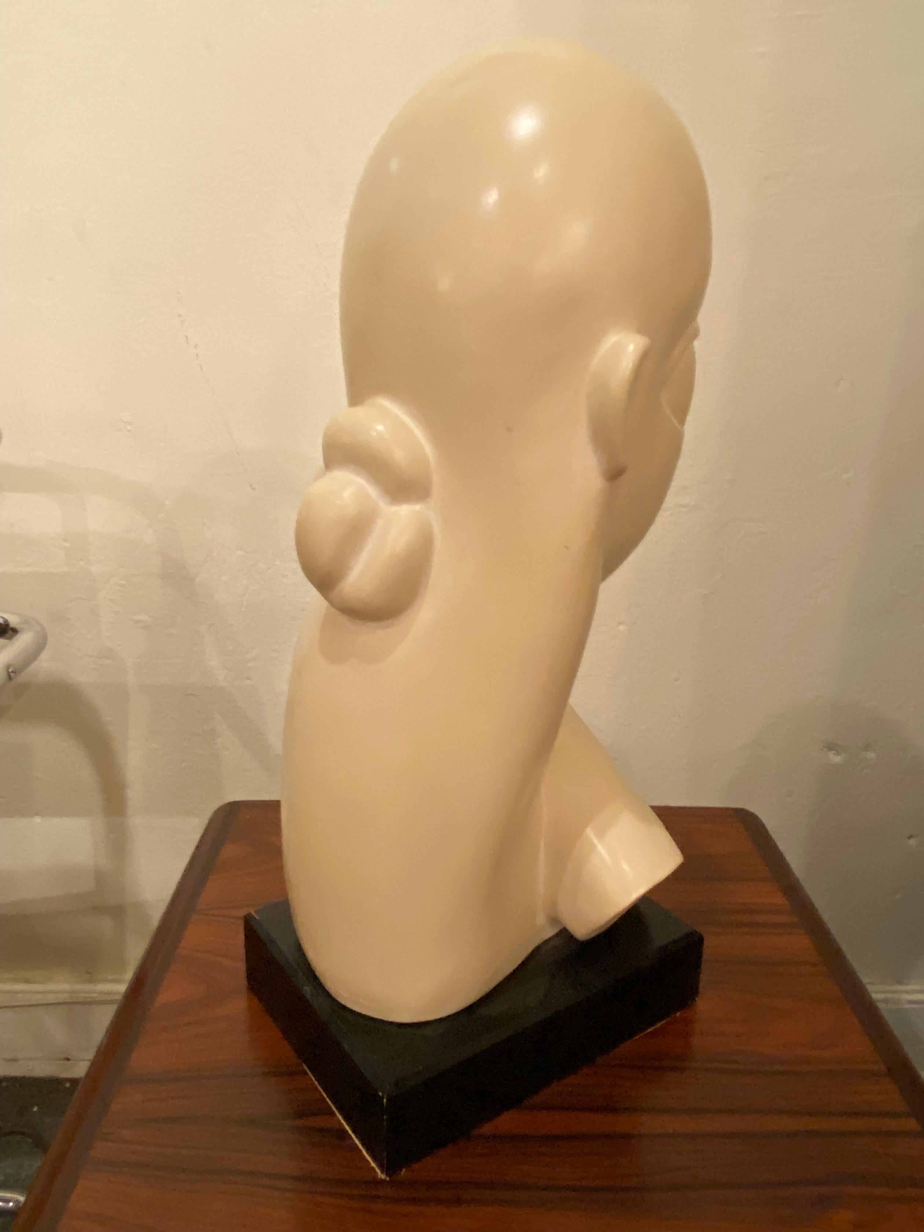 Austin Productions Abstract Sculpted Head In Good Condition In Philadelphia, PA