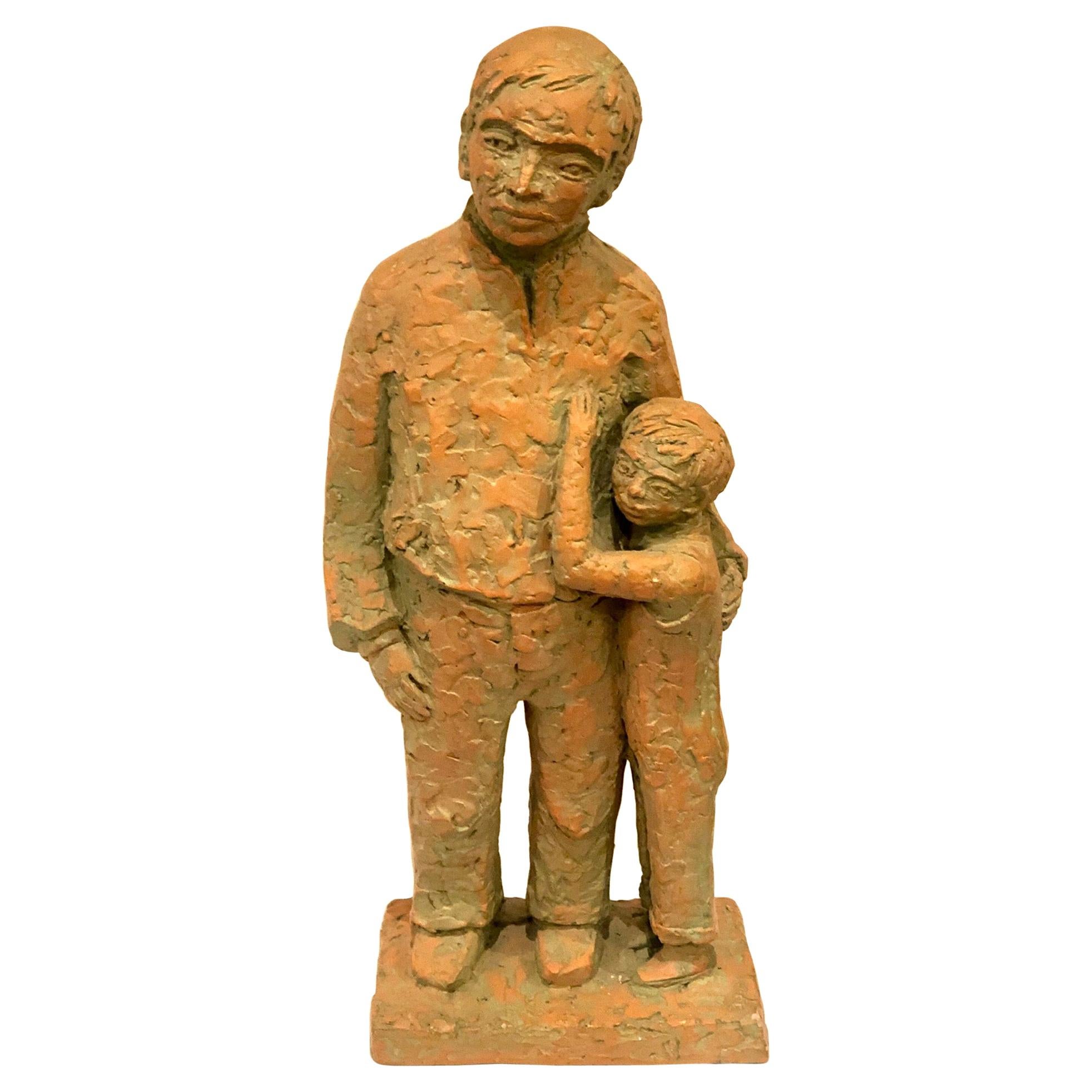 Austin Productions Father & Son Sculpture For Sale