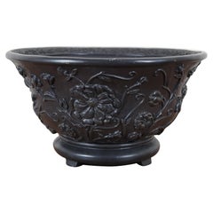 Used Austin Productions Lower Relief Floral Chinoiserie Centerpiece Bowl Planter 15"
