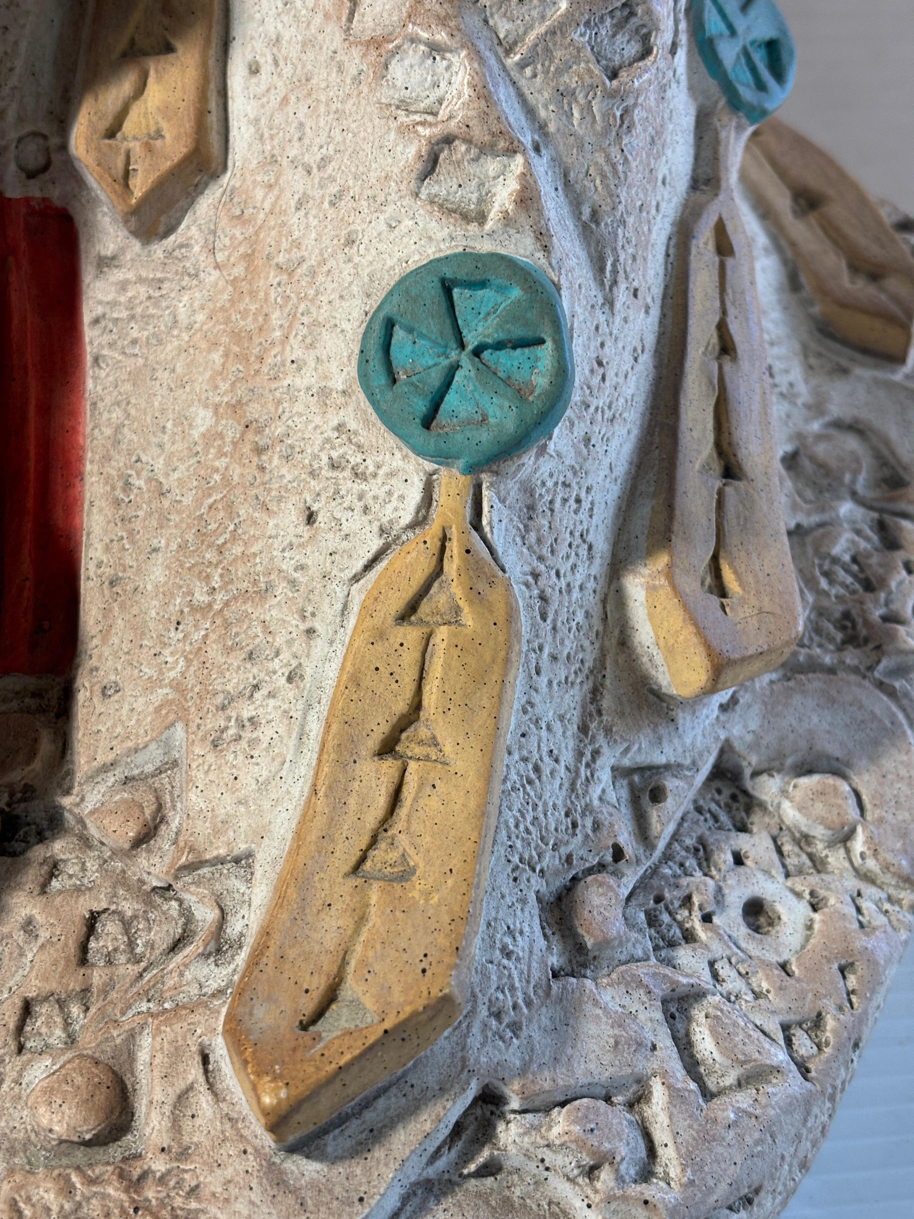Austin Productions Escultura Familia Nativa finales del siglo XX en venta