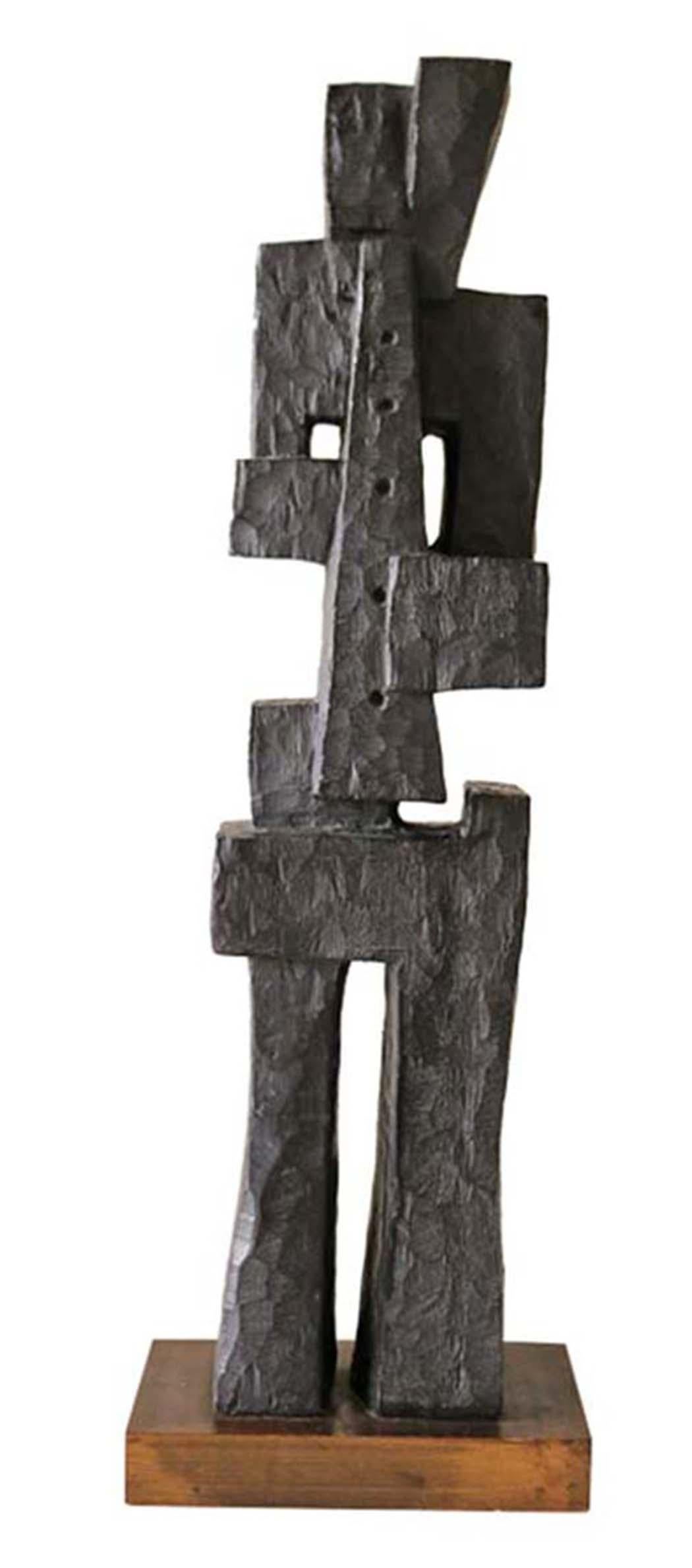 Austin Productions Abstract Sculpture - Cubist Horn Player