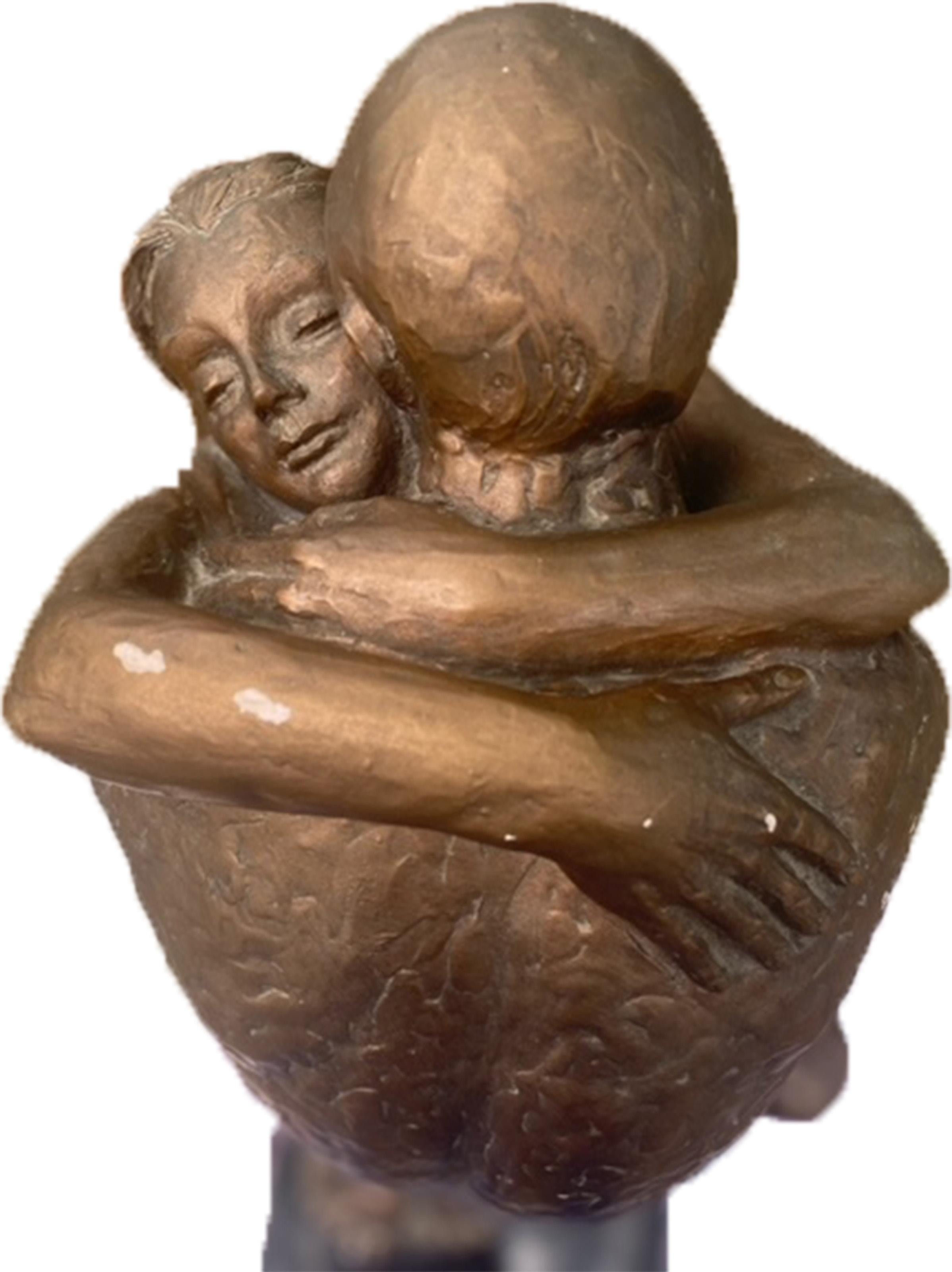 Lovers Embrace, Resin Sculpture reproduction after Rodin by Austin Productions For Sale 4