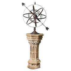 Cadran solaire armillaire antique Austin & Seeley