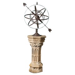Cadran solaire armillaire antique Austin & Seeley