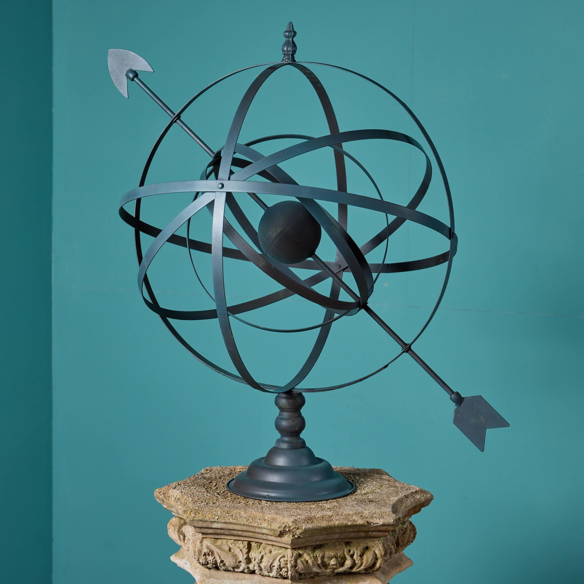 English Austin & Seeley Gothic Style Armillary Sundial For Sale