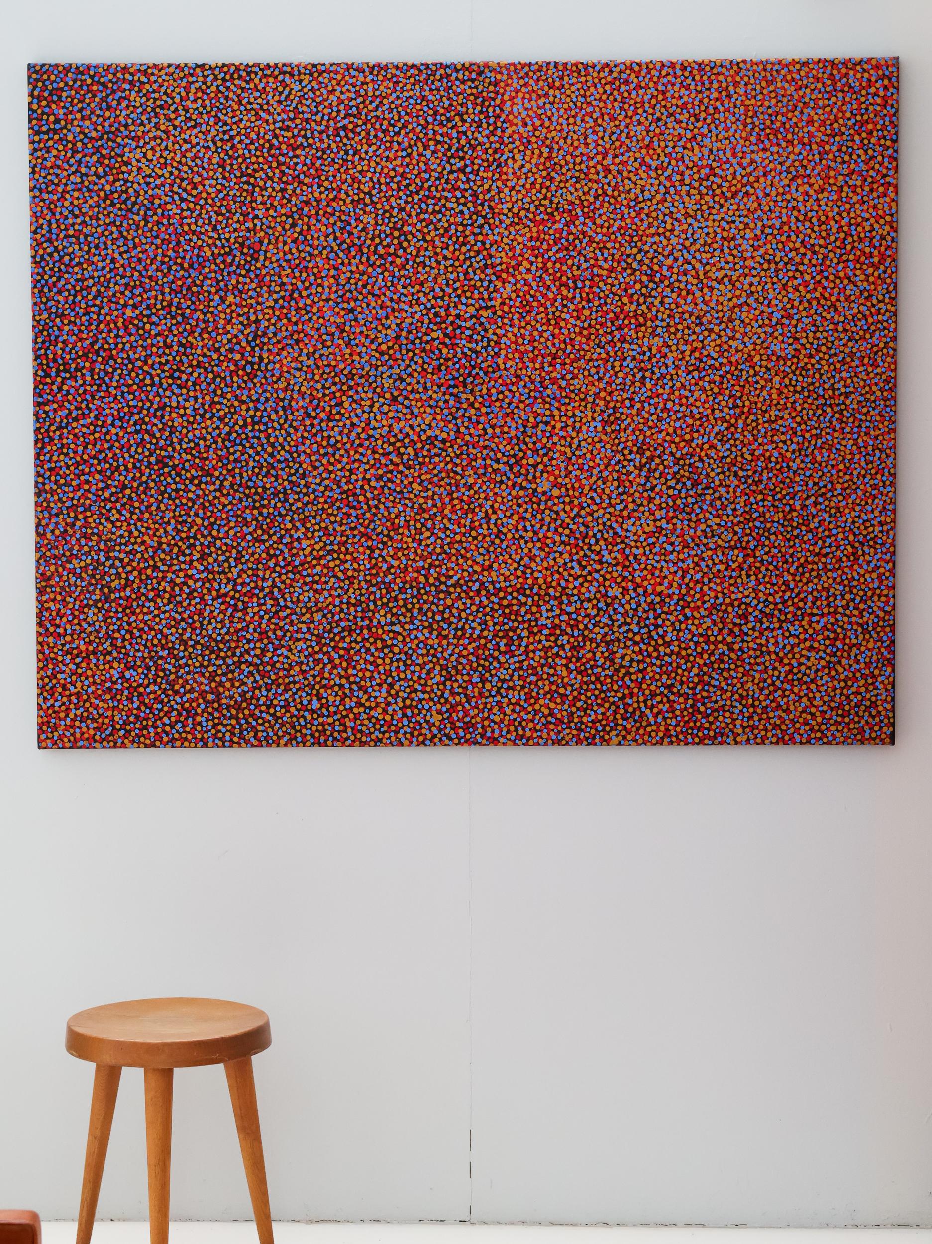 Australian Australia Aboriginal Dreaming Painting by Gladys Kemarre, 1995 For Sale