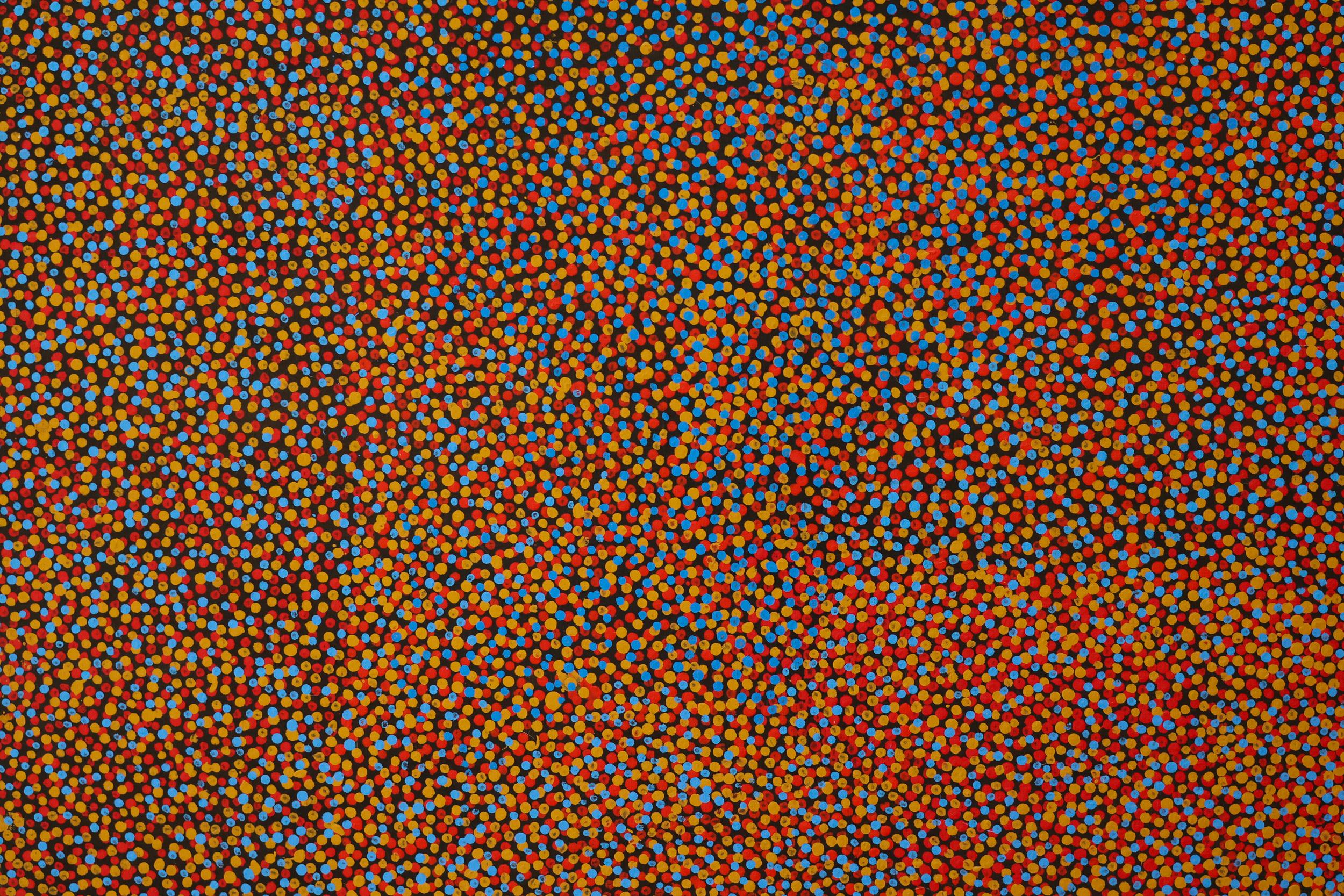 Australia Aboriginal Dreaming Painting by Gladys Kemarre, 1995 In Good Condition For Sale In Dronten, NL