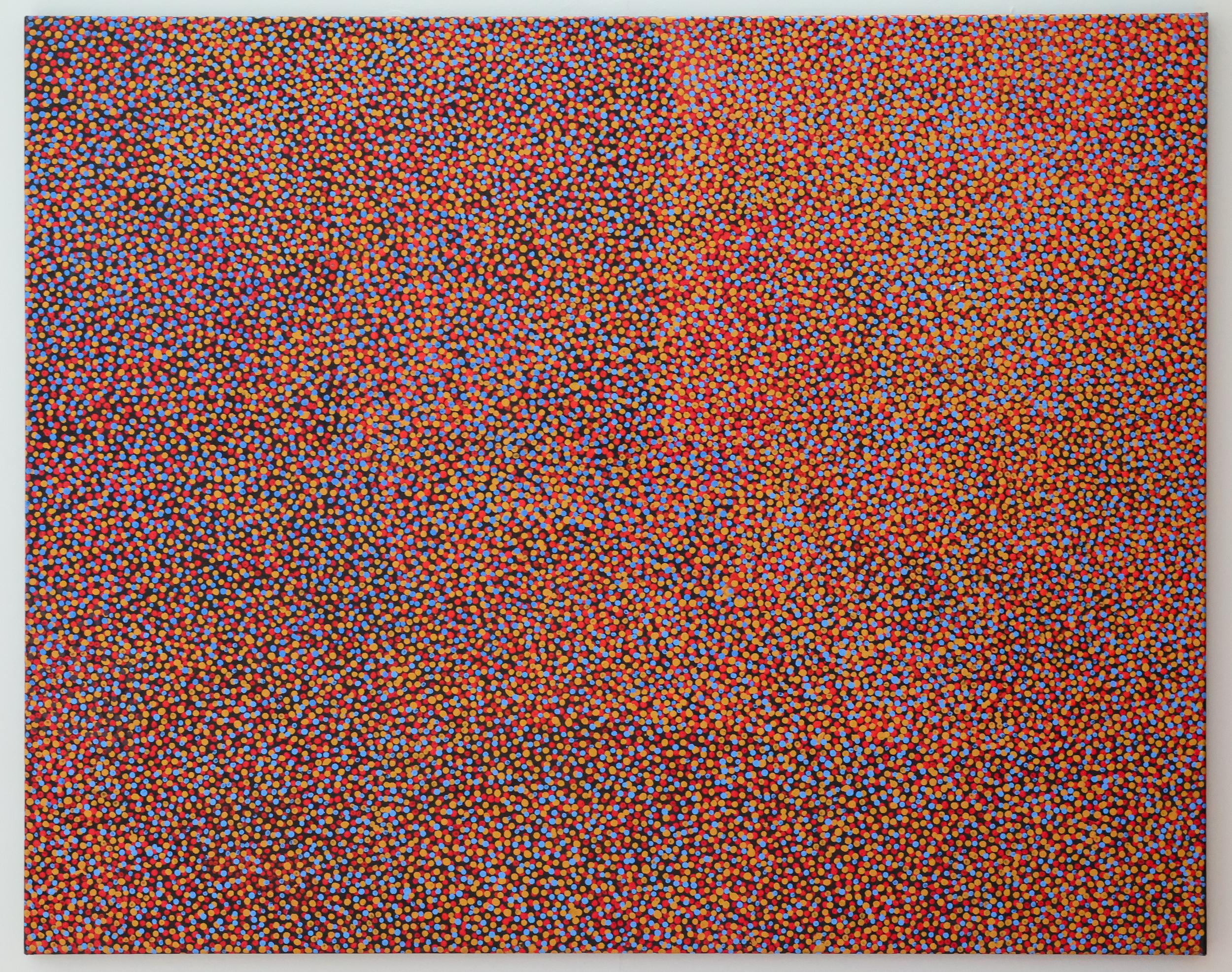 Aluminum Australia Aboriginal Dreaming Painting by Gladys Kemarre, 1995 For Sale