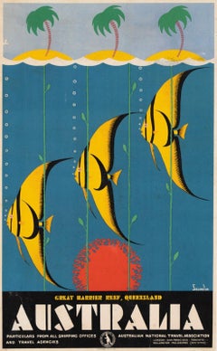 'AUSTRALIA' Great Barrier Reef Queensland, by Sellheim, 1937