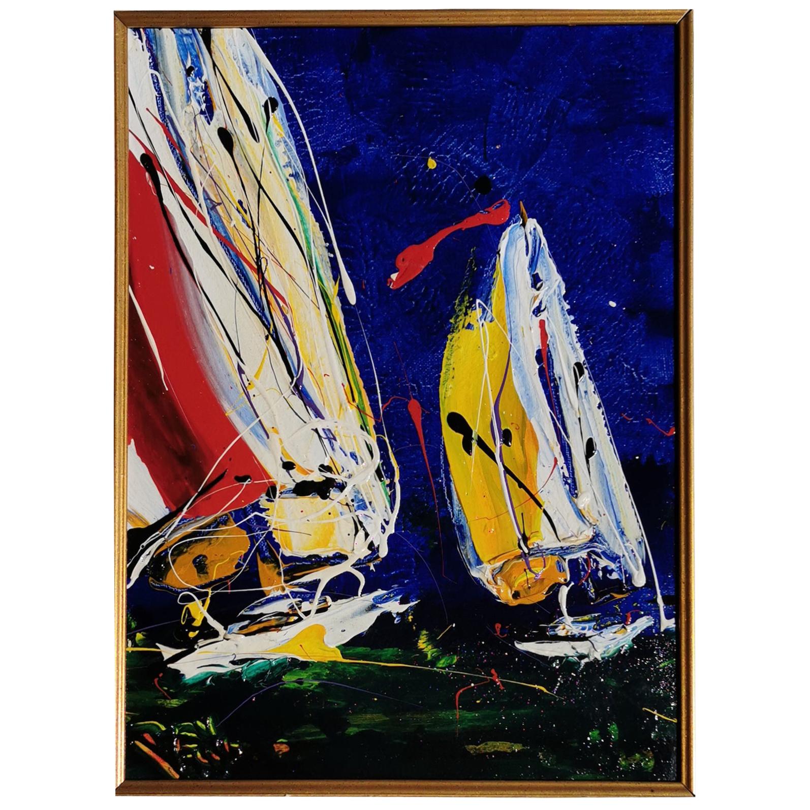 Australian Yacht Painting For Sale
