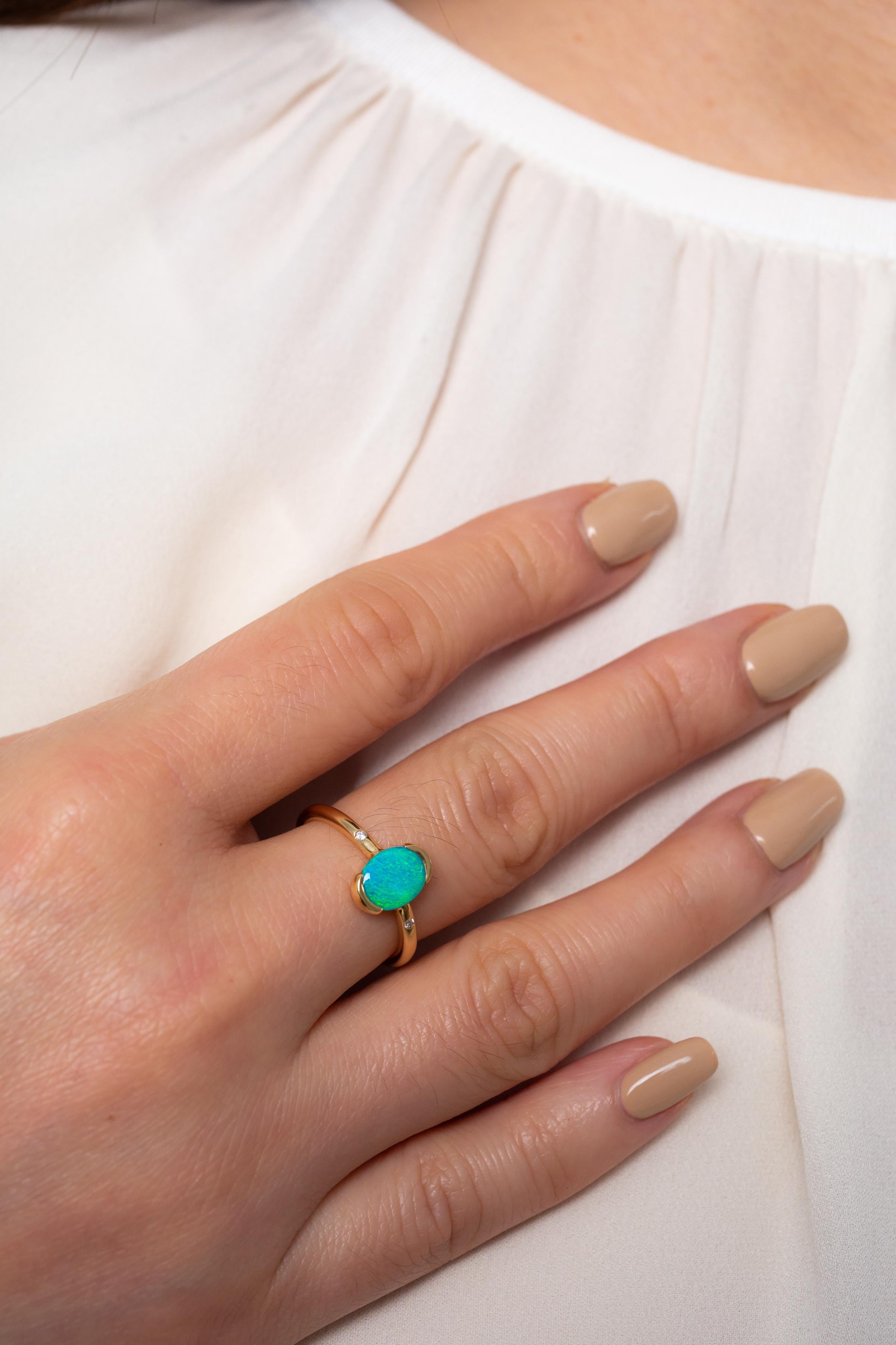australian opal rings blue nile