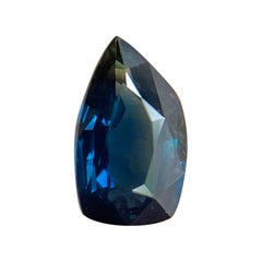 Australian 1.29ct Untreated Deep Blue Green Bi Colour Sapphire Fancy Cut