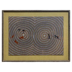 Australian Aboriginal Art Barbara Charles Napaltjarri Hunting Dreaming Painting