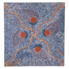 Art aborigène australien Janet Forrester Ngala Dot Dot Peinture Cérémonie des femmes