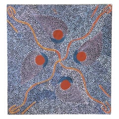 Australian Aboriginal Art Janet Forrester Ngala Dot Painting Women
s Ceremony