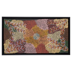 Australian Aboriginal Bush Banana Painting by Eunice Napangardi