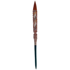 Australian Aboriginal Carved and Painted Spear from Melville Island
