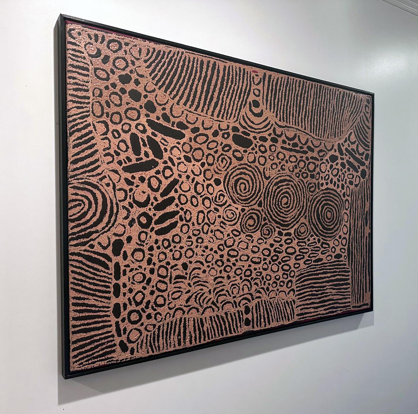 Pintura aborigen australiana del Tiempo del Sueño Nyurapayia Nampitjinpa Australiano en venta