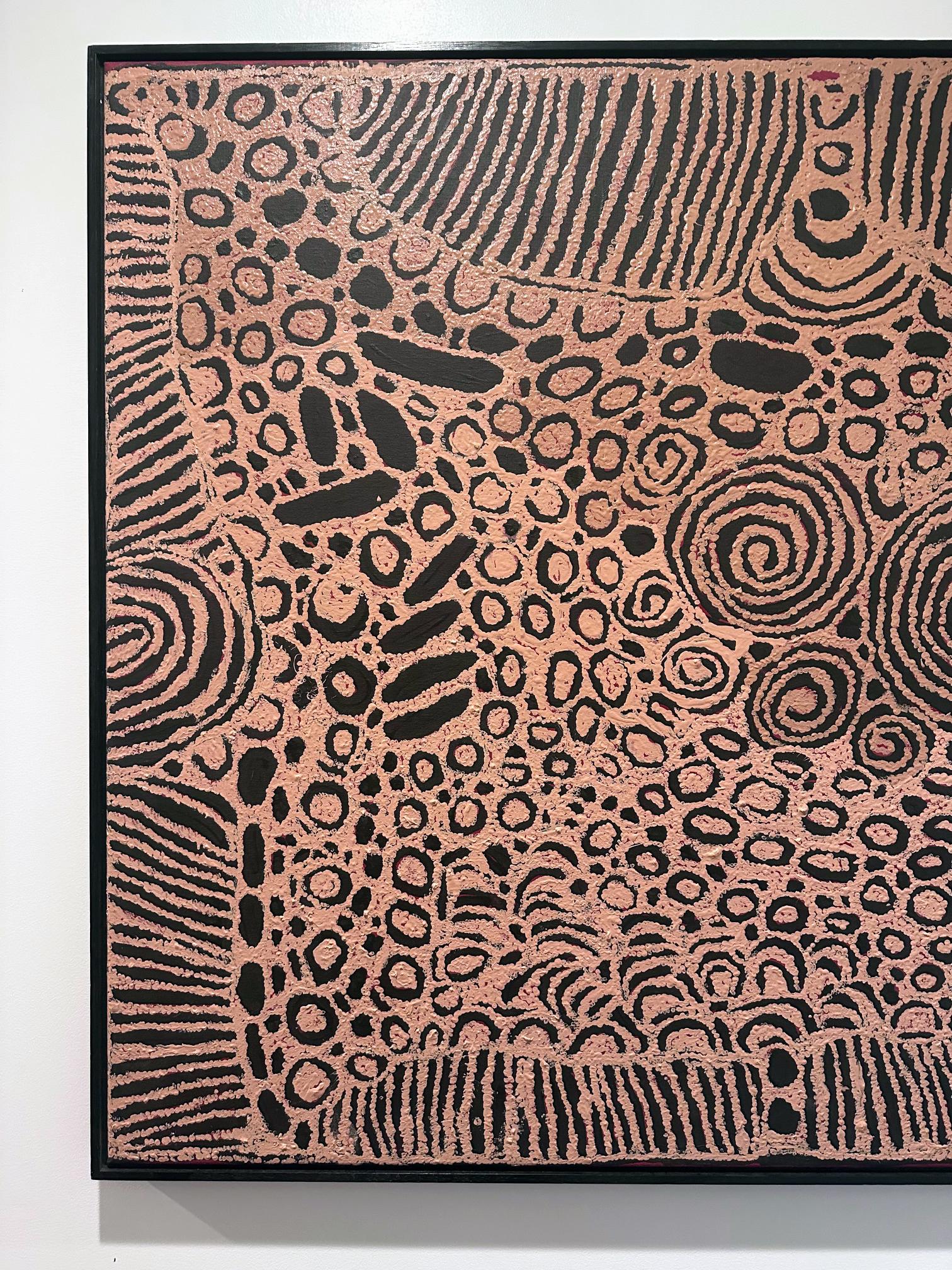 Pintura aborigen australiana del Tiempo del Sueño Nyurapayia Nampitjinpa en Bueno estado para la venta en Atlanta, GA