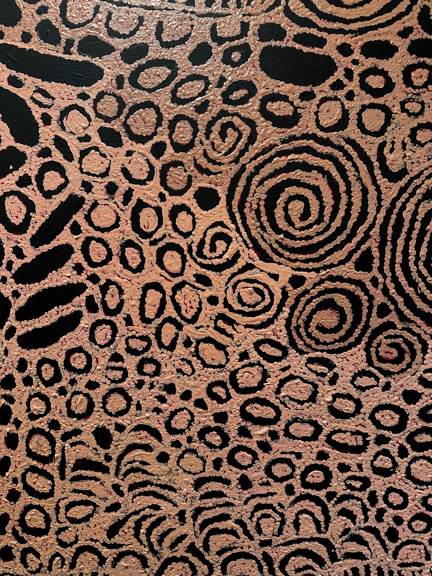 Pintura aborigen australiana del Tiempo del Sueño Nyurapayia Nampitjinpa en venta 2
