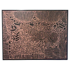 Pittura aborigena australiana del tempo del sogno Nyurapayia Nampitjinpa