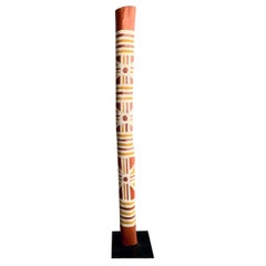 Australian Aboriginal Painted Totem Pole from Elcho Island