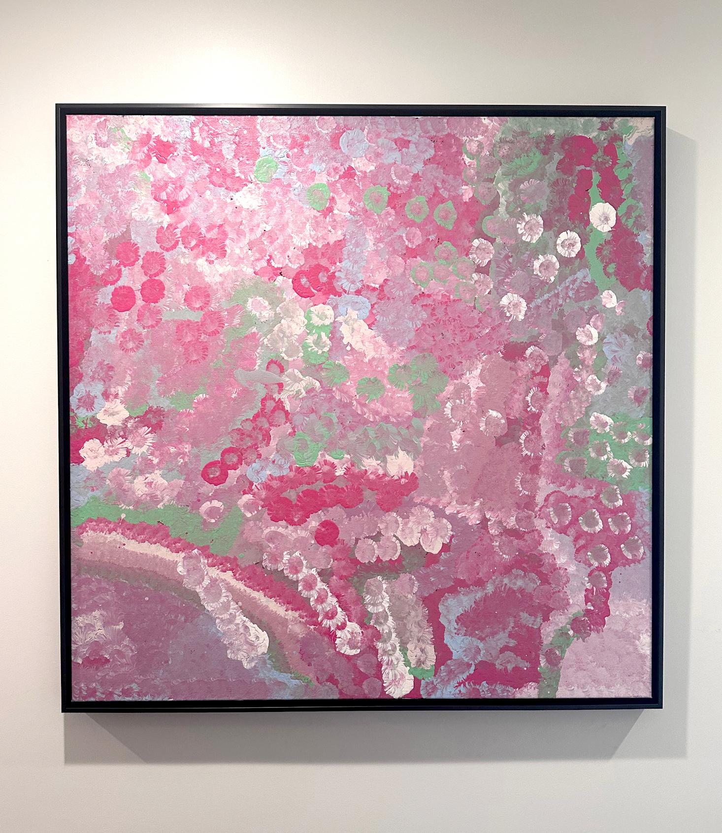 Moderno Pittura aborigena australiana di Emily Kame Kngwarreye Provenienza in vendita