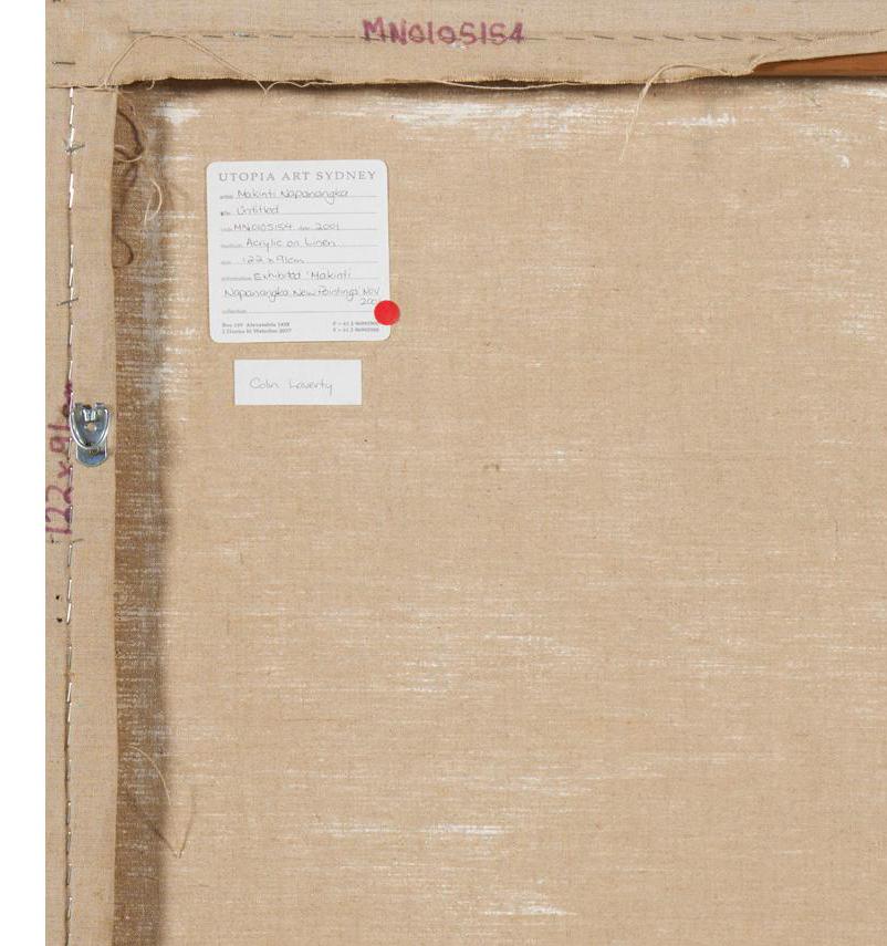 Peinture aborigène australienne de Makinti Napanangka pour Papunya Tula en vente 5