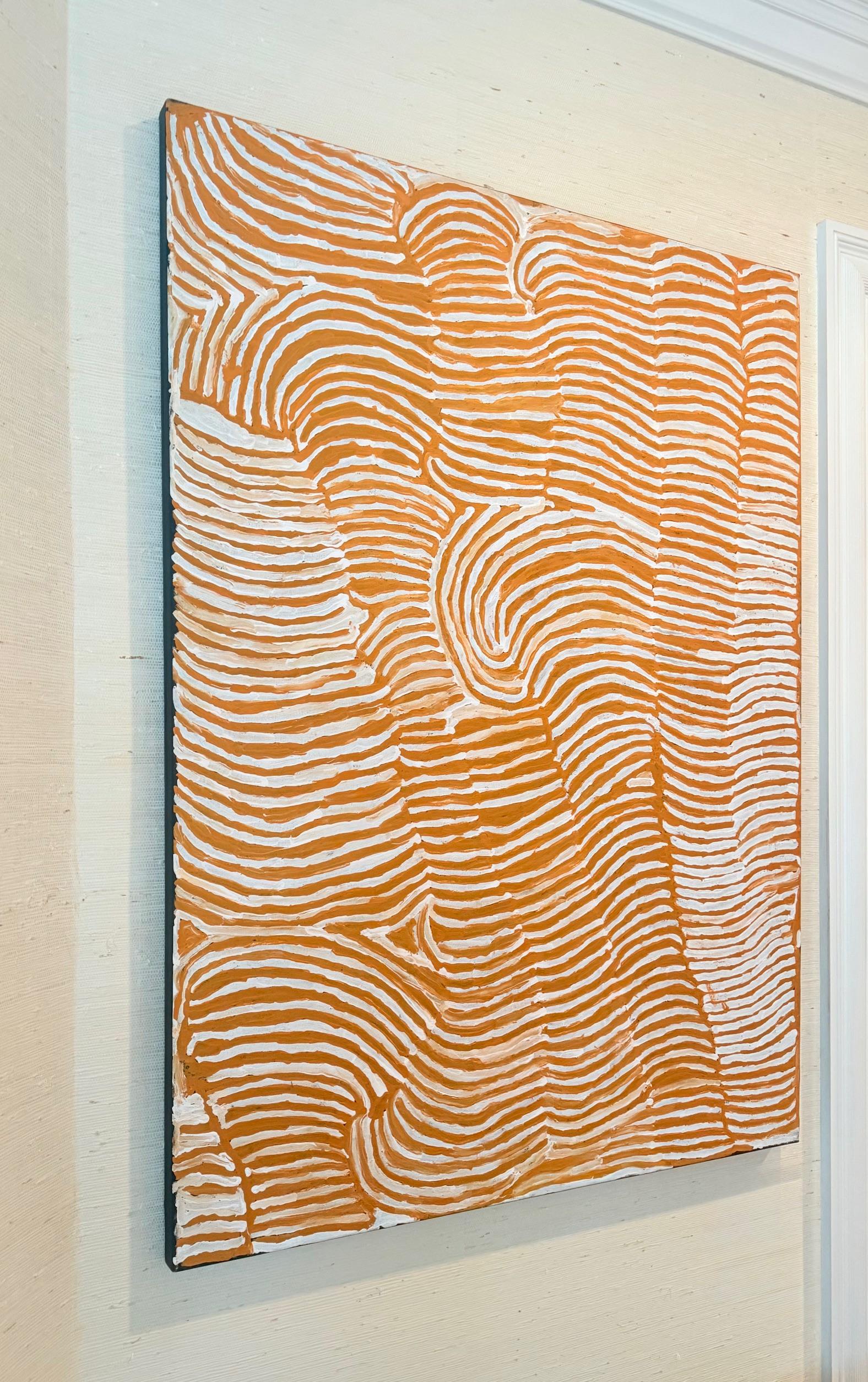 Moderne Peinture aborigène australienne de Makinti Napanangka pour Papunya Tula en vente